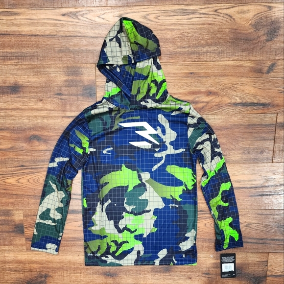 Nike Other - NWT Nike Boy's Russell Wilson DangeRuss Long Sleeve Hooded Dri-Fit Shirt